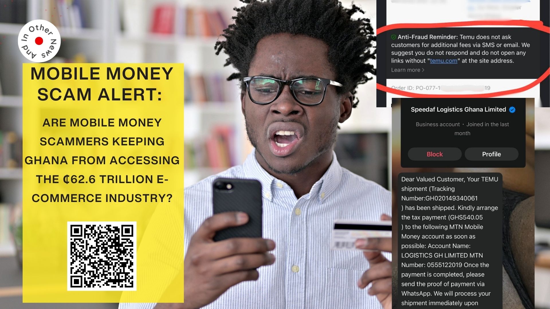 Ghana mobile money scam alleges fraudsters target Temu shoppers with fake fees, threatening Ghana’s ₵62.6 trillion e-commerce future.
